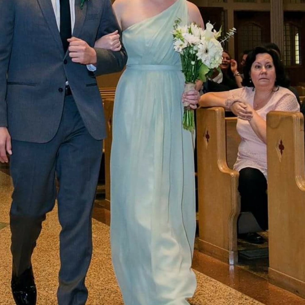 SOLD Weddington Way Sage Bridesmaid Dress Savannah - Picture 3 of 5